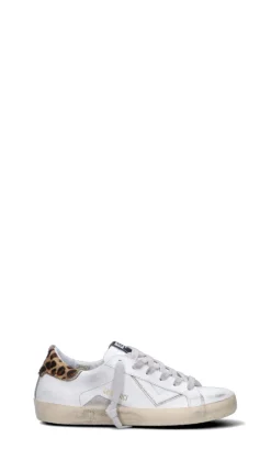 QUATTROBARRADODICI Sneaker donna bianca/maculata in pelle