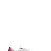 QUATTROBARRADODICI Sneaker donna bianca/rosa in pelle