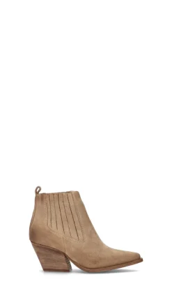 RABARBARO Tronchetto donna taupe in suede