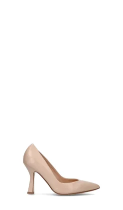 REBECCA VAN DIK Décolleté donna nude in pelle