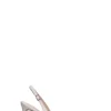 REBECCA VAN DIK Slingback donna bianca in pelle