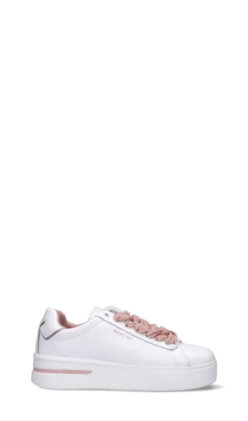 REPLAY Sneaker donna bianca in pelle