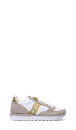 SAUCONY Sneaker donna bianca/oro/beige in suede