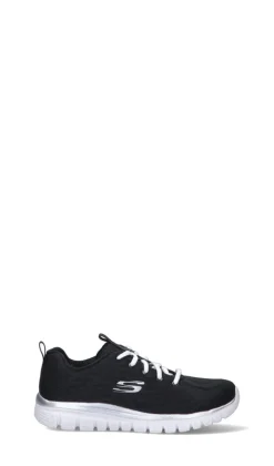 SKETCHERS Sneaker donna nera