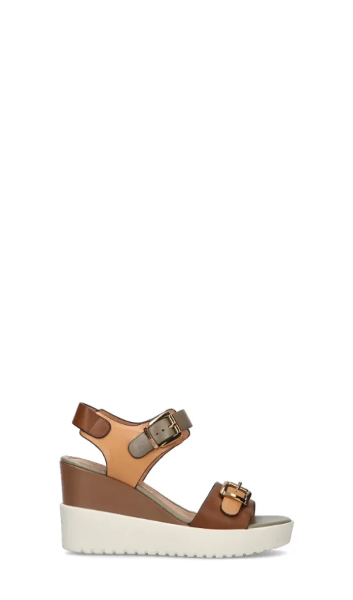 STONEFLY Sandalo donna marrone in pelle