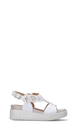 STONEFLY Zeppa donna bianca in pelle