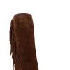 STRATEGIA Stivale donna sigaro in suede