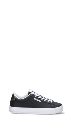 TOMMY HILFIGER JEANS Sneaker donna nera in pelle