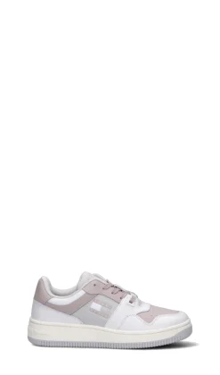 TOMMY HILFIGER JEANS Sneaker donna bianca/beige in pelle