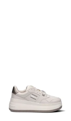 TOMMY HILFIGER JEANS Sneaker donna beige in pelle