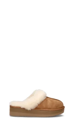 TOO LIKE Ciabatta donna chestnut in suede