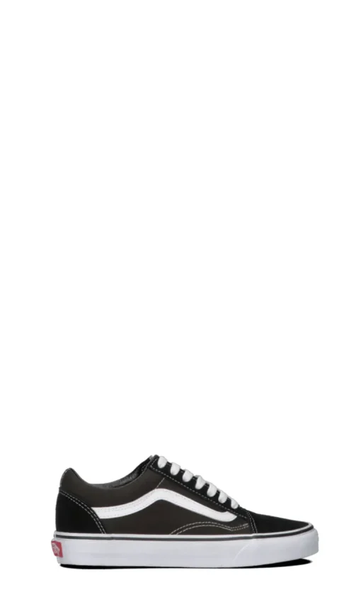 VANS OLD SKOOL Sneaker donna nera/bianca in tessuto e suede