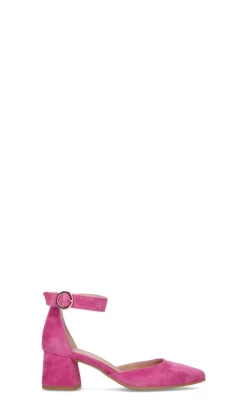 VARIOPINTO Decollete donna rosa in suede
