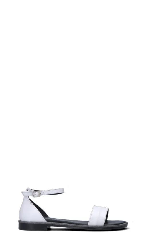 VARIOPINTO Sandalo donna bianco in pelle