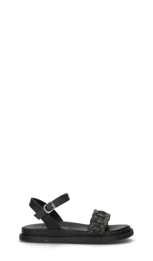 VARIOPINTO Sandalo donna nero in pelle