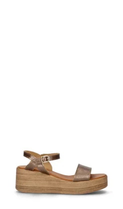 VARIOPINTO Sandalo donna bronzo in pelle