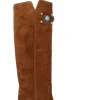 VIA ROMA 15 Stivale donna marrone in suede