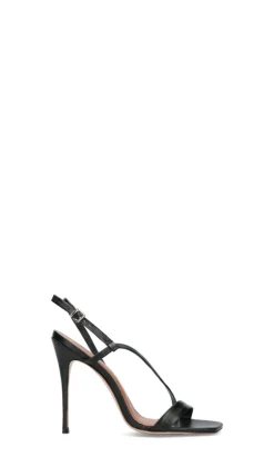 VICENZA Sandalo donna nero in pelle