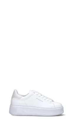 WOOLRICH Sneaker donna bianca in pelle