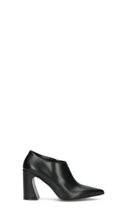 ALBANO Tronchetto donna nero in pelle