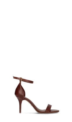 AREZZO Sandalo donna marrone in pelle
