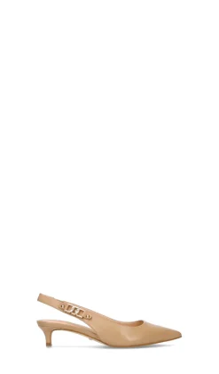 GUESS Slingback donna beige in pelle